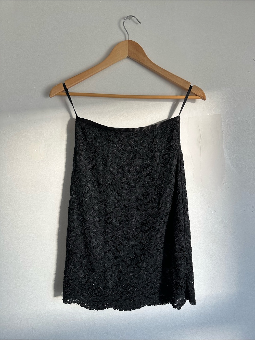 Vintage Lace Pencil Skirt